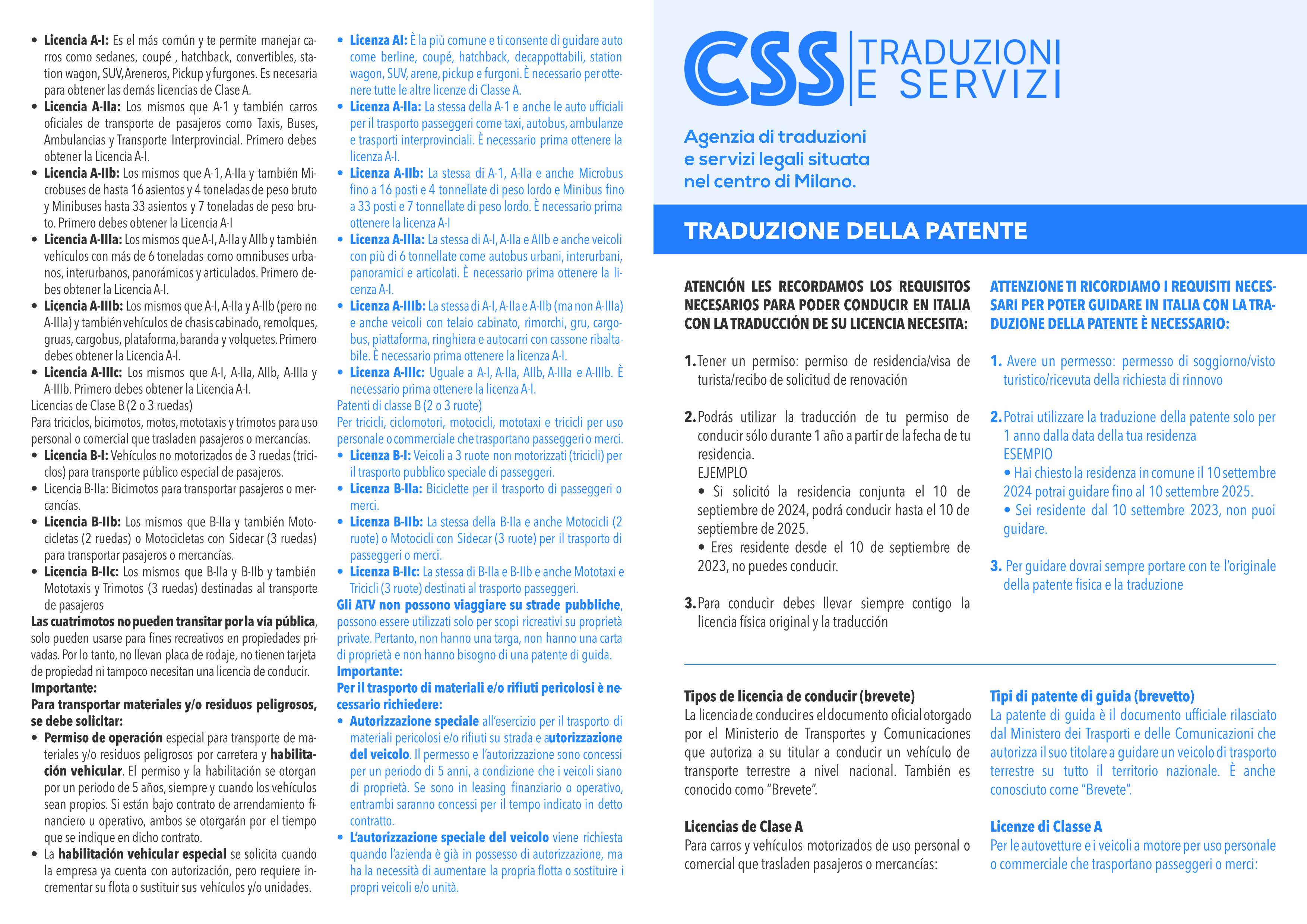ESEC_Servizio traduzioni patente 1